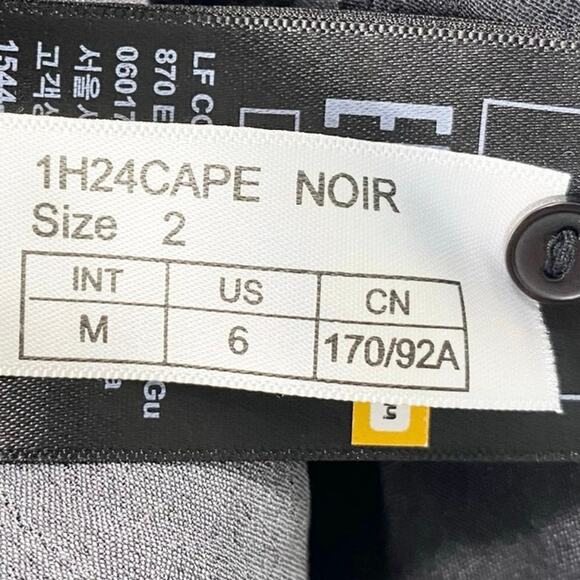 Ba&sh Capella Blouse In Noir Medium NWT - Picture 7 of 9